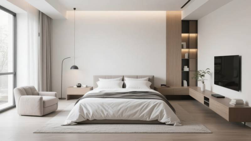 现代简约卧室设计图片