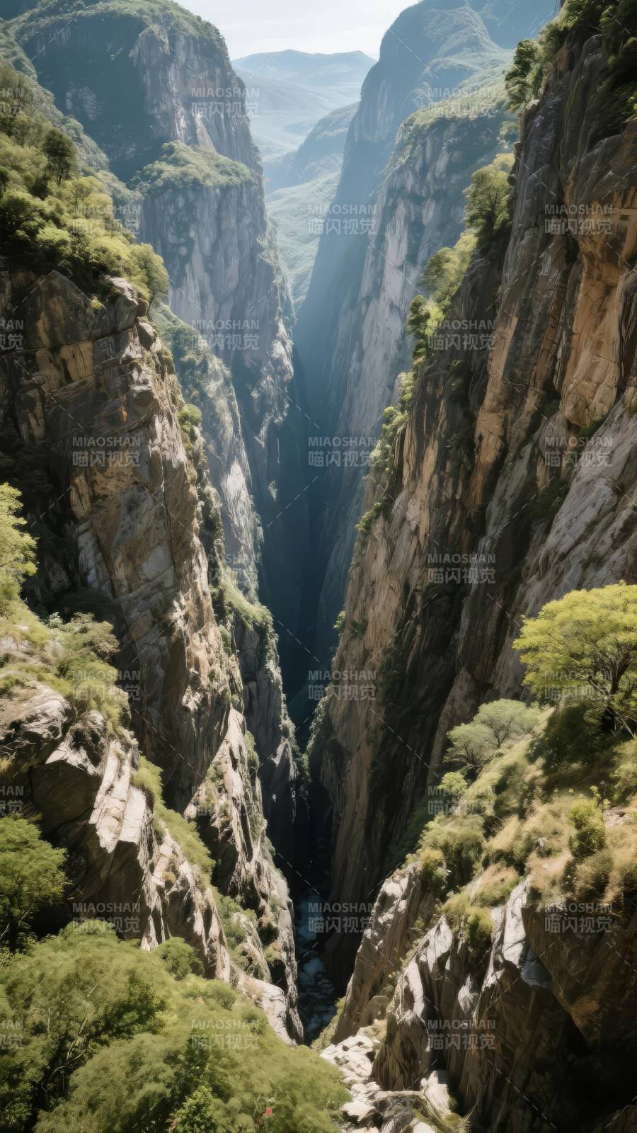 峡谷深邃风光图片