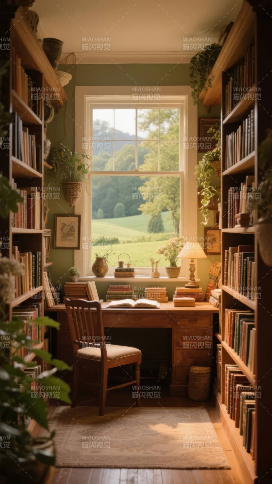 书房静谧时光图片