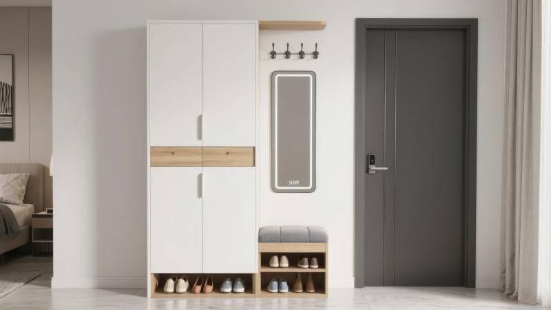 简约现代玄关柜图片