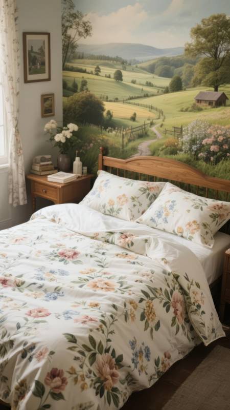 田园风光卧室图片