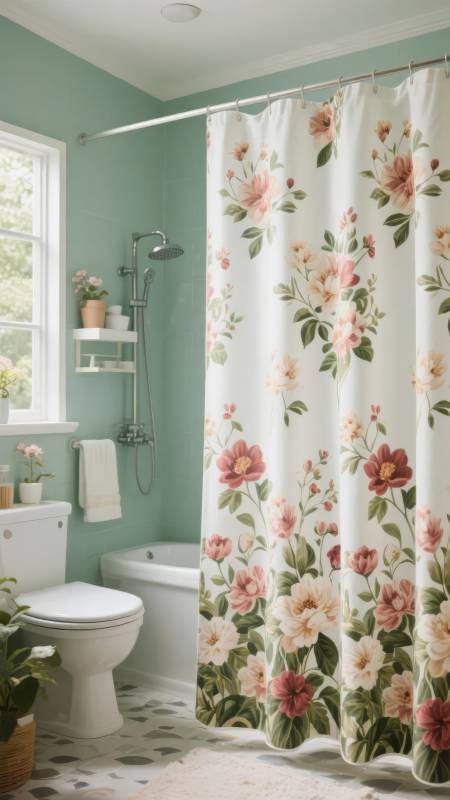 花漾浴室 清新雅致图片