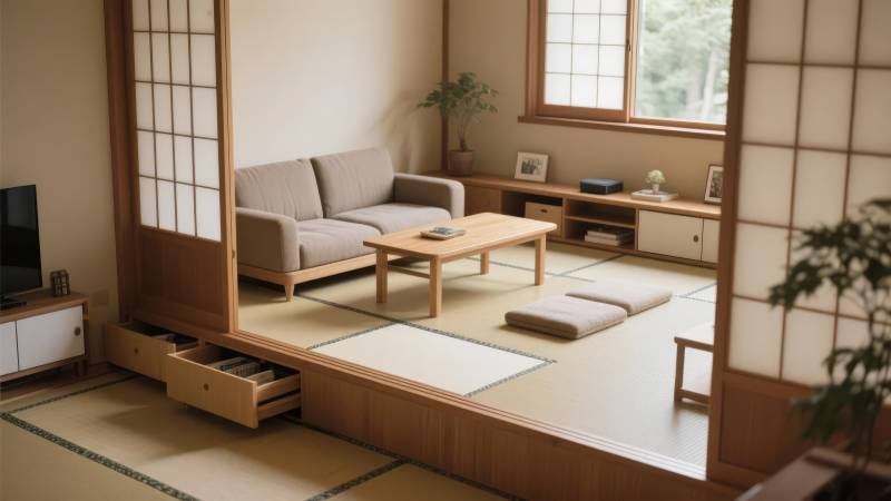 日式简约客厅图片