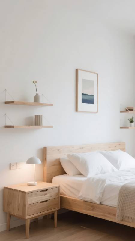 简约木质卧室设计图片