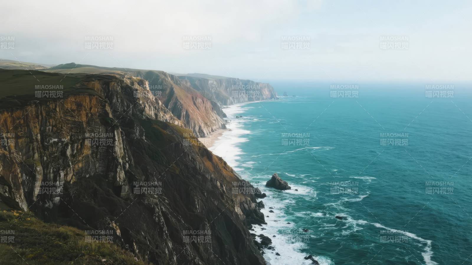 悬崖海岸风光图片