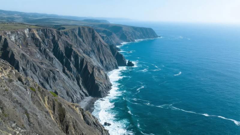 悬崖海岸风光图片