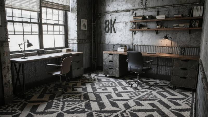 工业风办公室图片