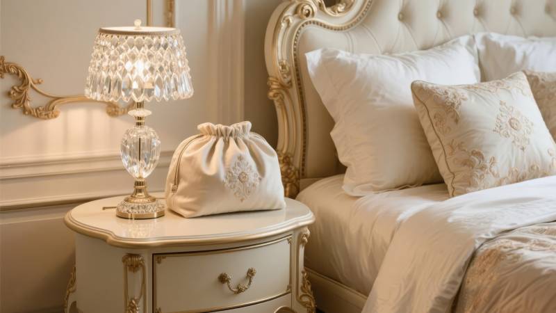 奢华卧室一角图片