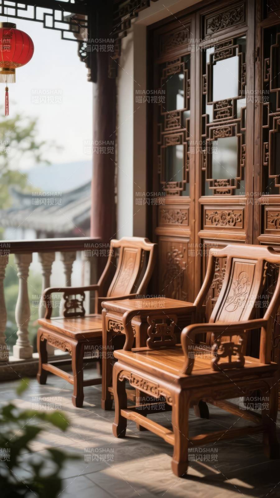 古韵庭院静谧时光图片