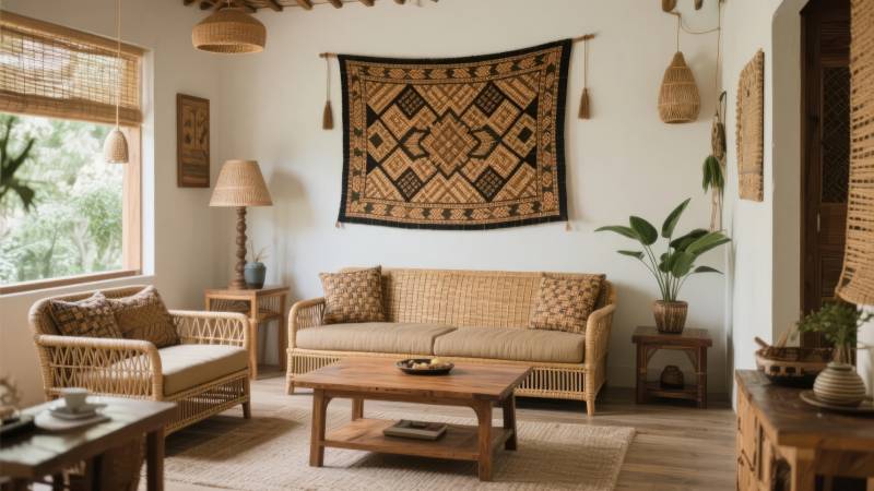 温馨自然风客厅图片