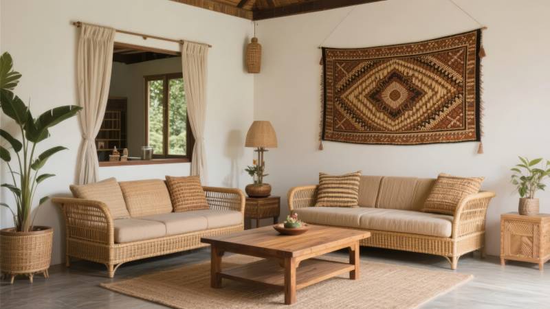 温馨自然客厅布置图片