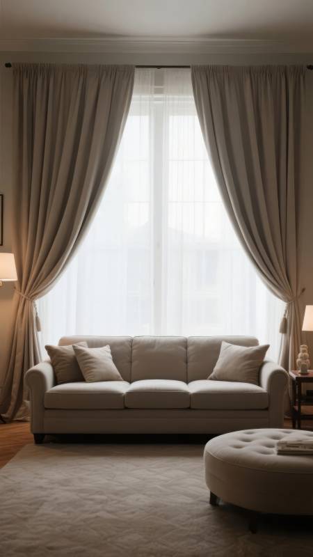 温馨客厅一角图片