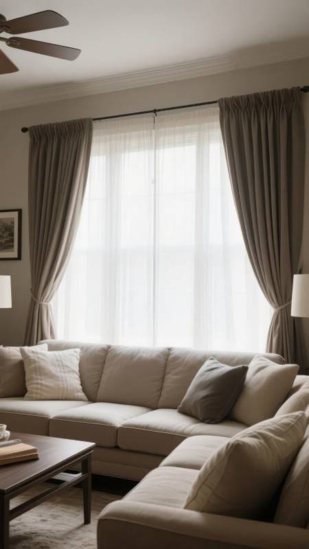 温馨客厅一角图片