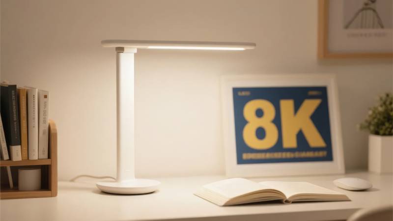 简约书桌灯景图片