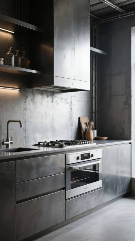 工业风厨房设计图片