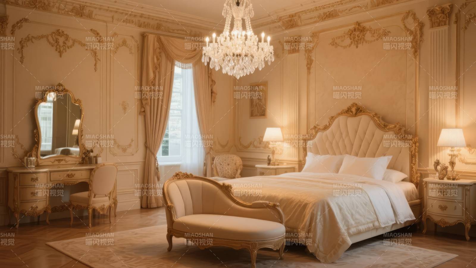 奢华欧式卧室图片