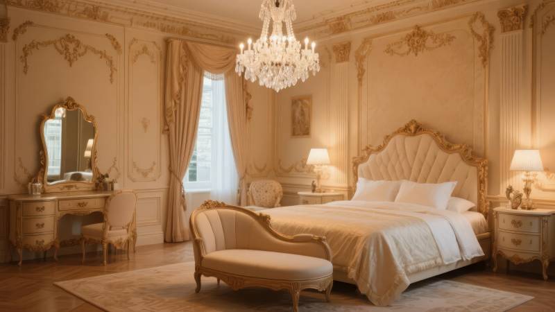奢华欧式卧室图片