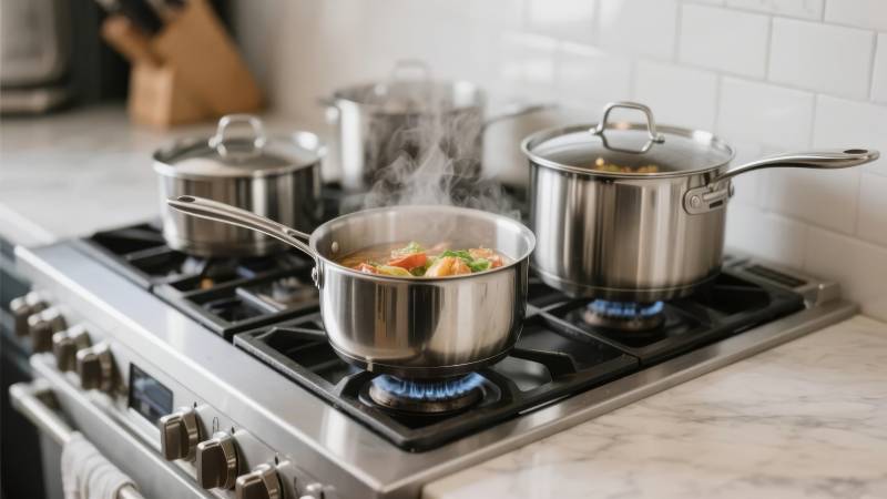 厨房炖煮美食图图片