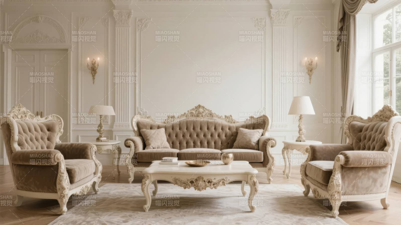 欧式古典客厅图片