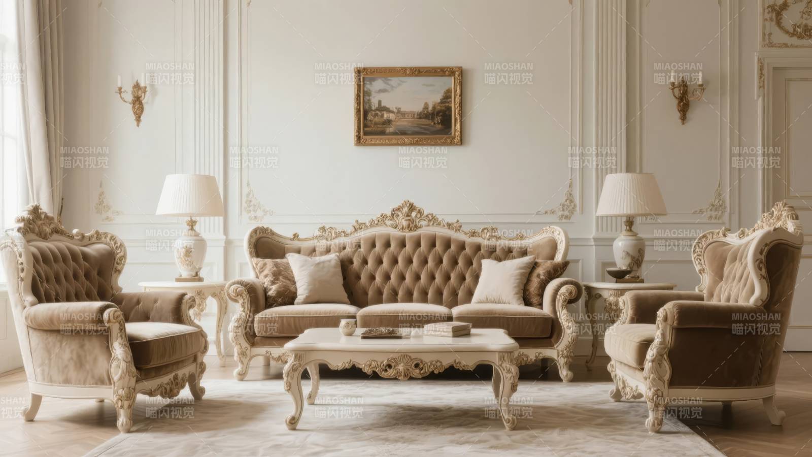 欧式古典客厅图片