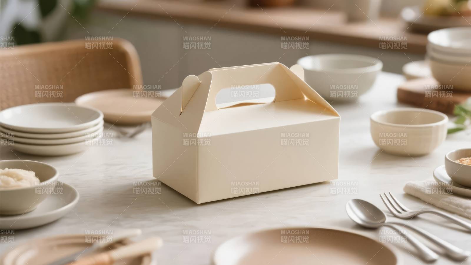 简约餐桌收纳盒图片