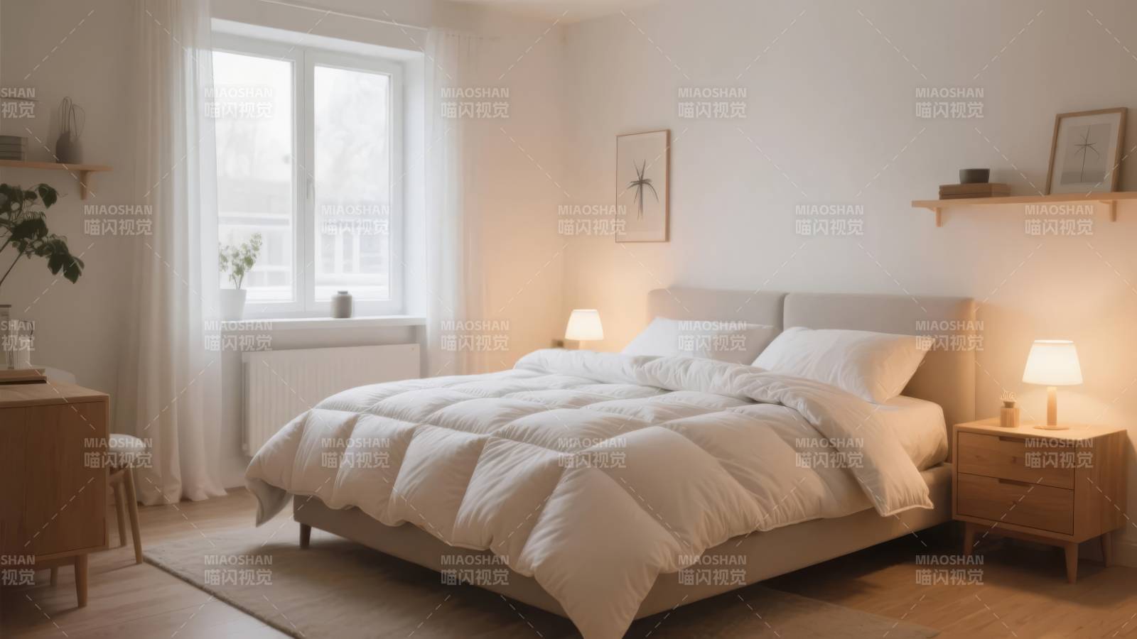 温馨简约卧室图片