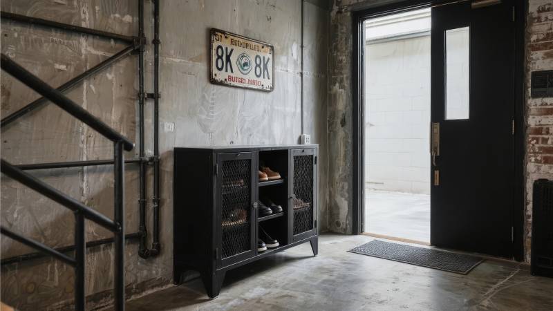 工业风玄关设计图片