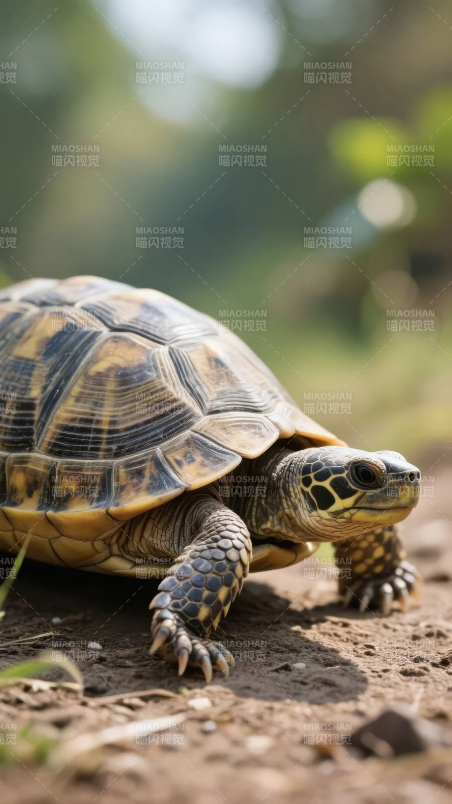 乌龟缓缓前行图片