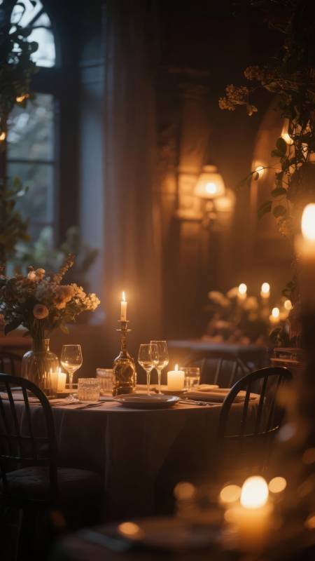 烛光晚餐 温馨浪漫图片