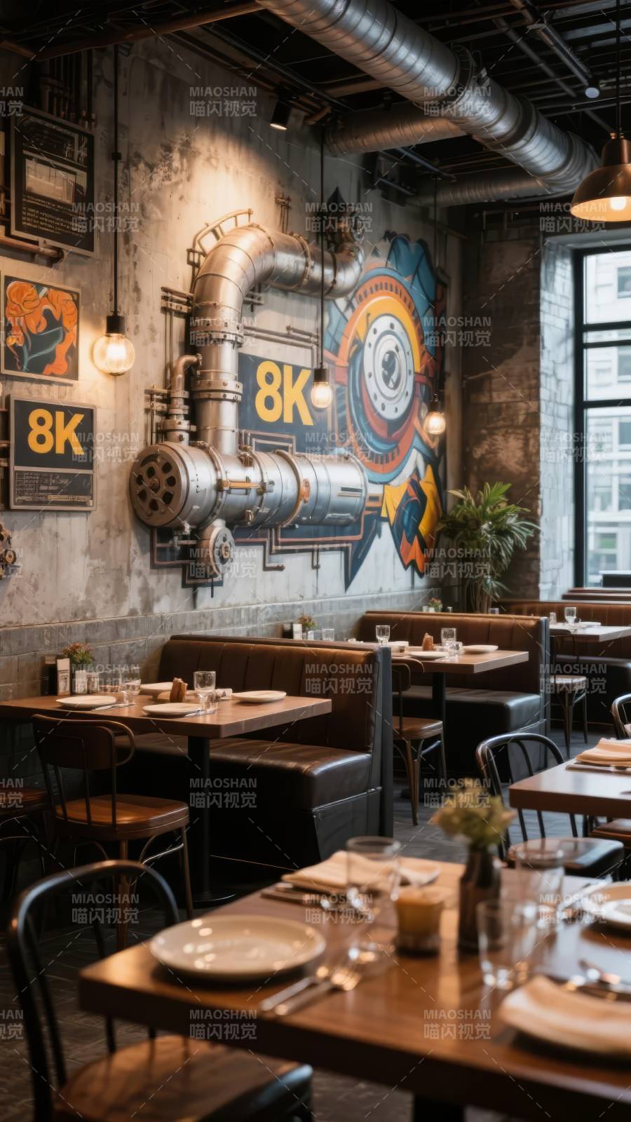 工业风餐厅K主题图片