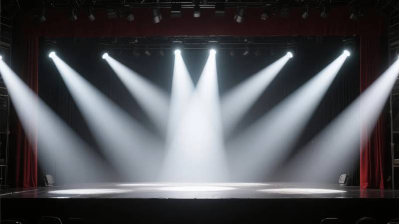 舞台聚光灯图片
