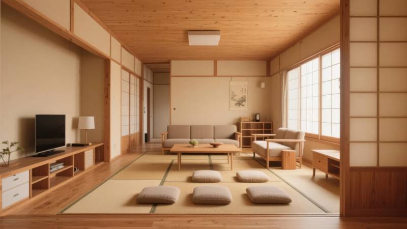 日式简约客厅图片
