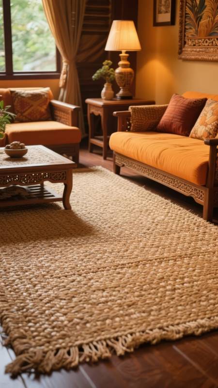 温馨客厅一角图片