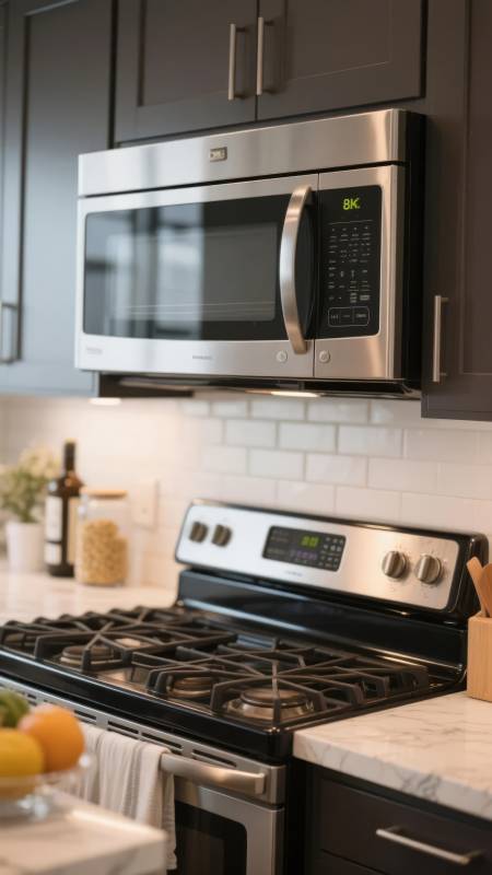 现代厨房电器组合图片