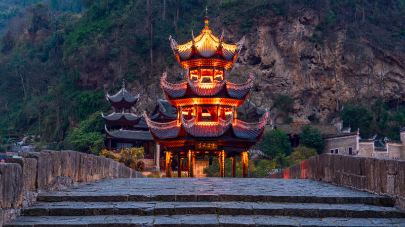 镇远古镇祝圣桥图片