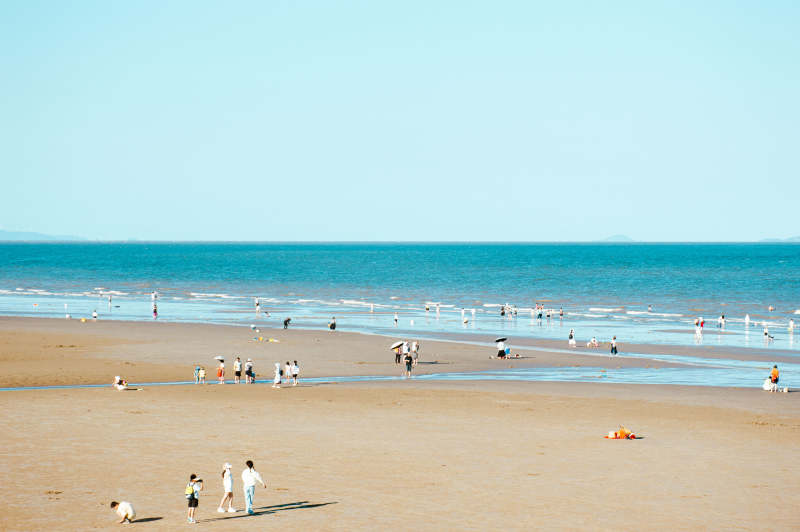 长乐下沙海滩图片