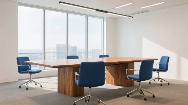 现代会议室全景图片