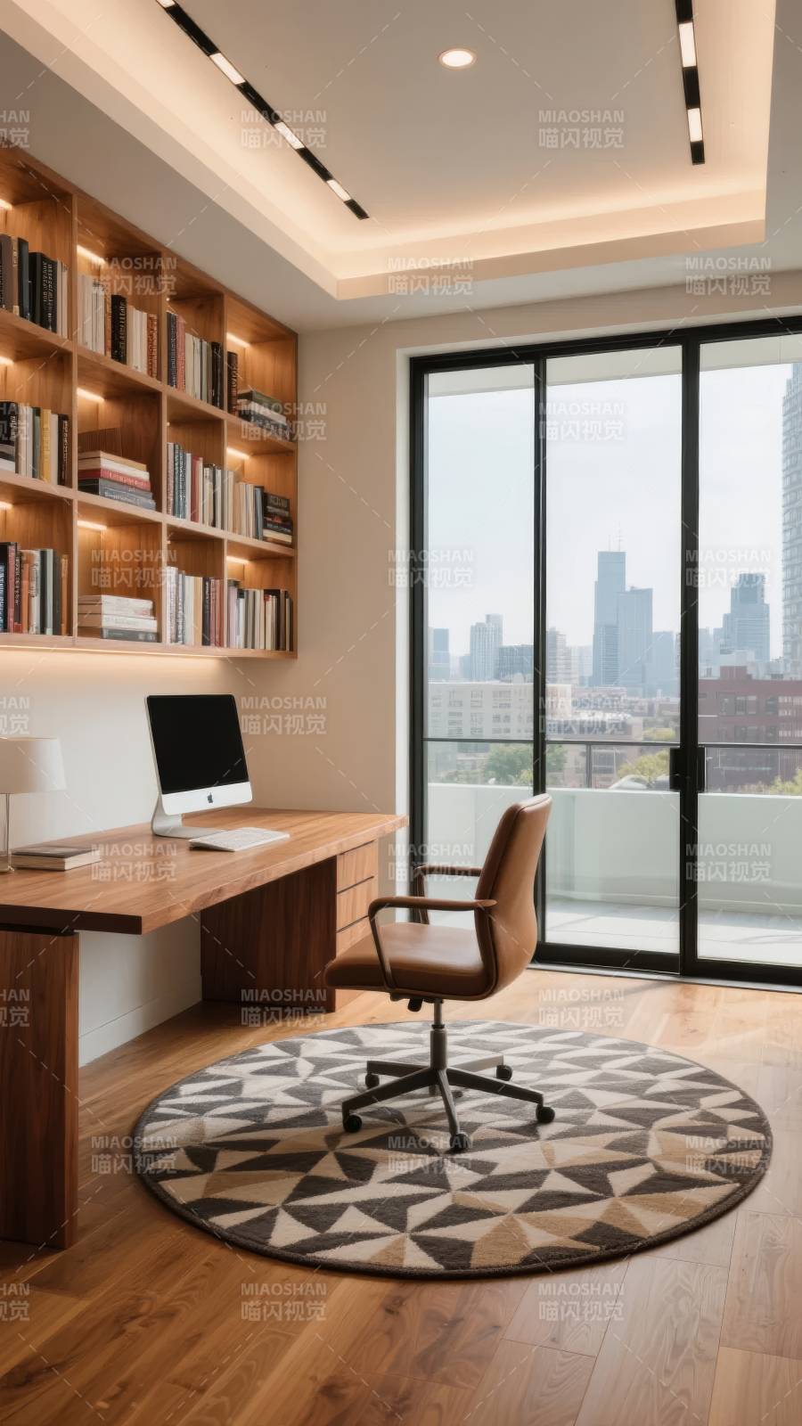 现代书房 城市景观图片