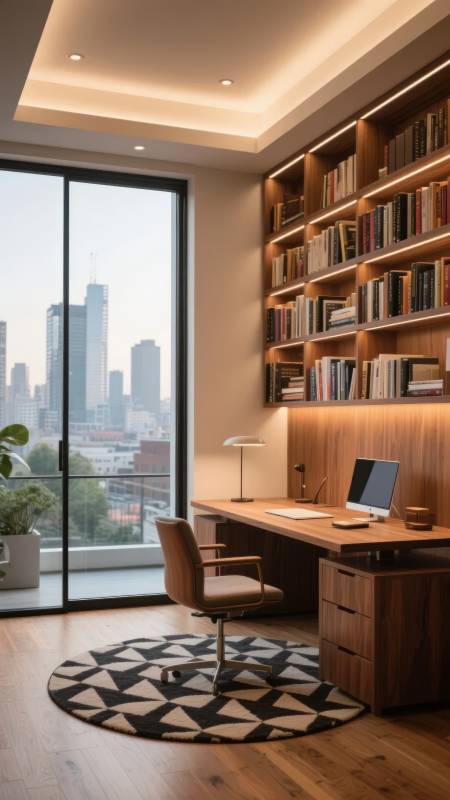 现代书房 城市景观图片