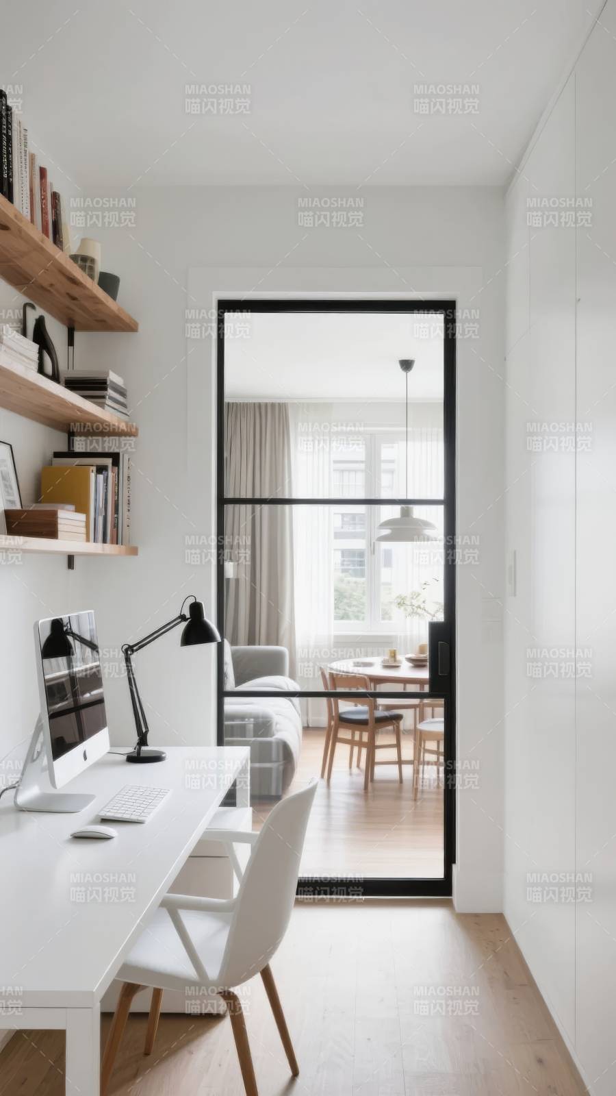 简约现代书房设计图片