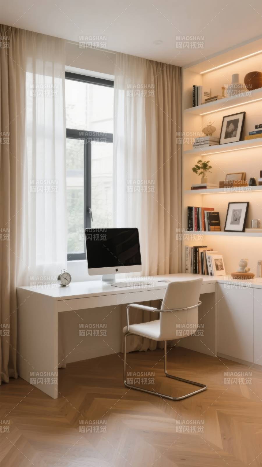 简约书房设计图片