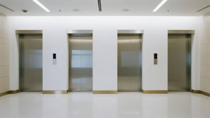 现代电梯厅图片