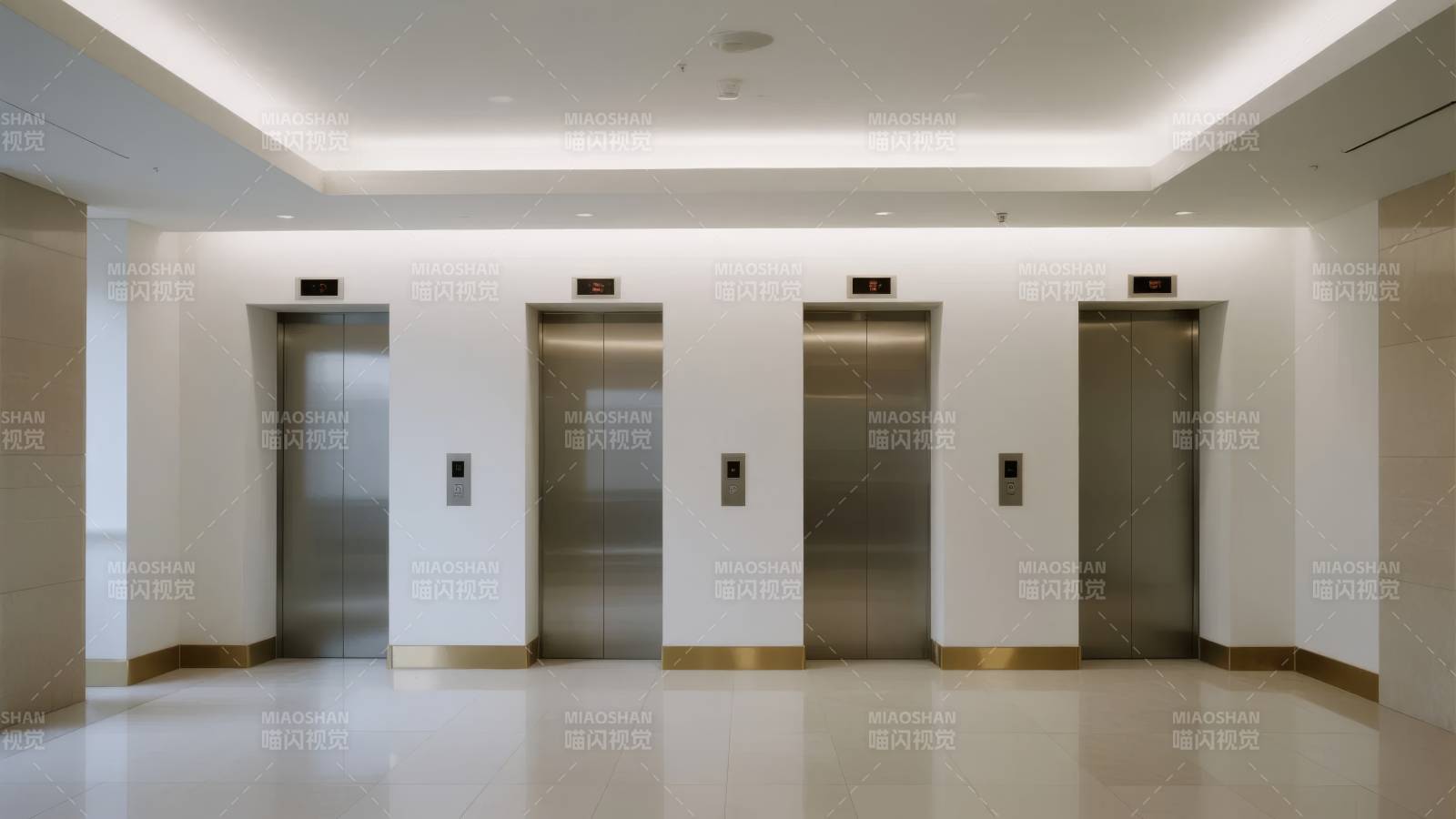 现代电梯厅图片