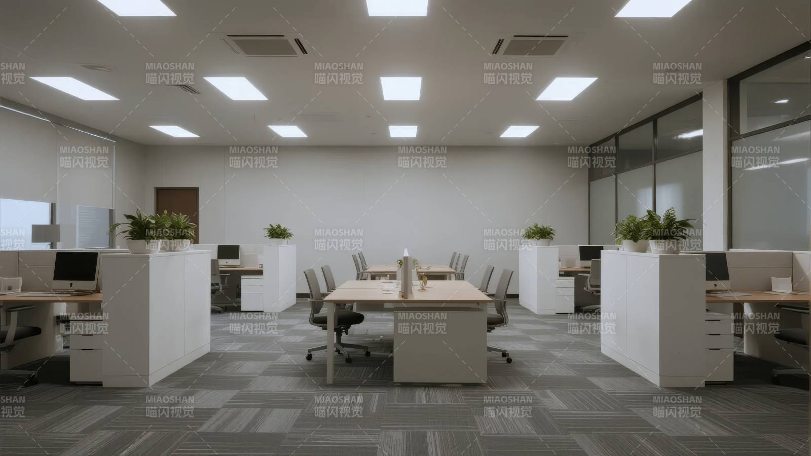 现代简约办公空间图片