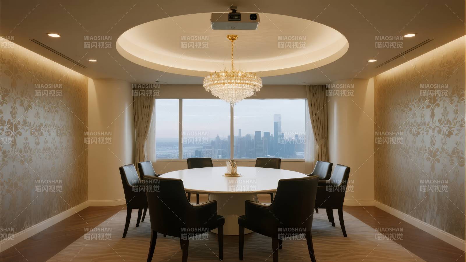 豪华会议室全景图片