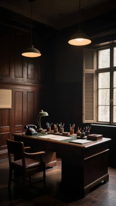 古朴书房静谧时光图片