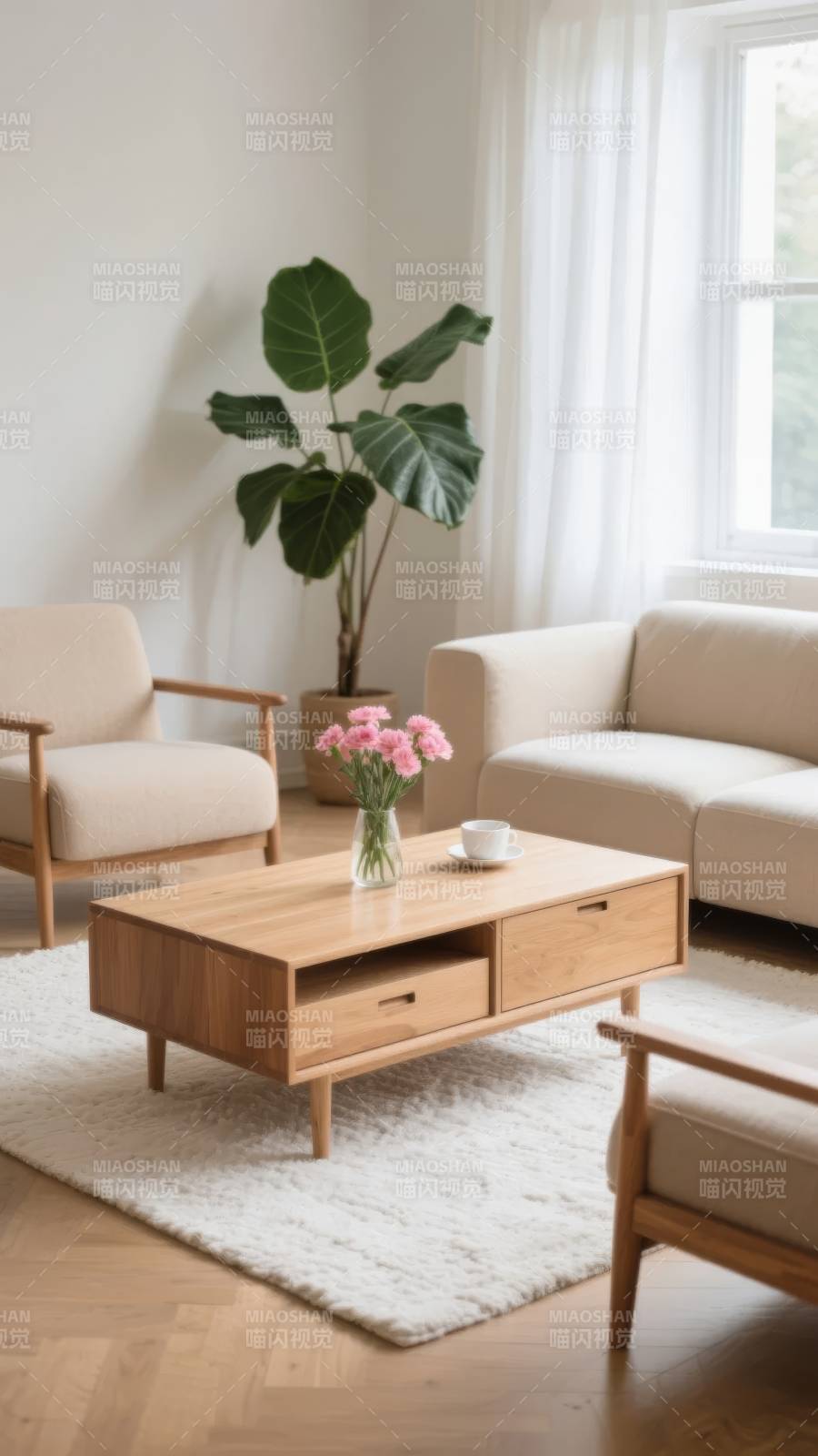 简约客厅 温馨自然图片