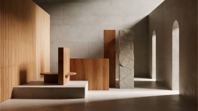 极简空间艺术图片