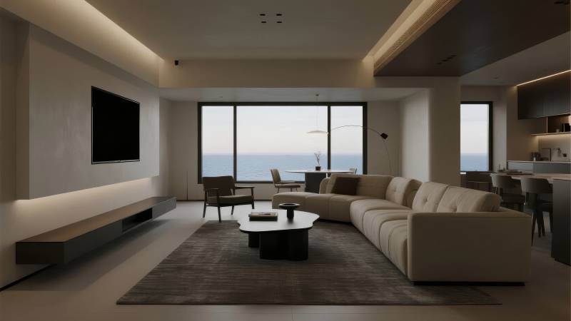 现代简约客厅设计图片