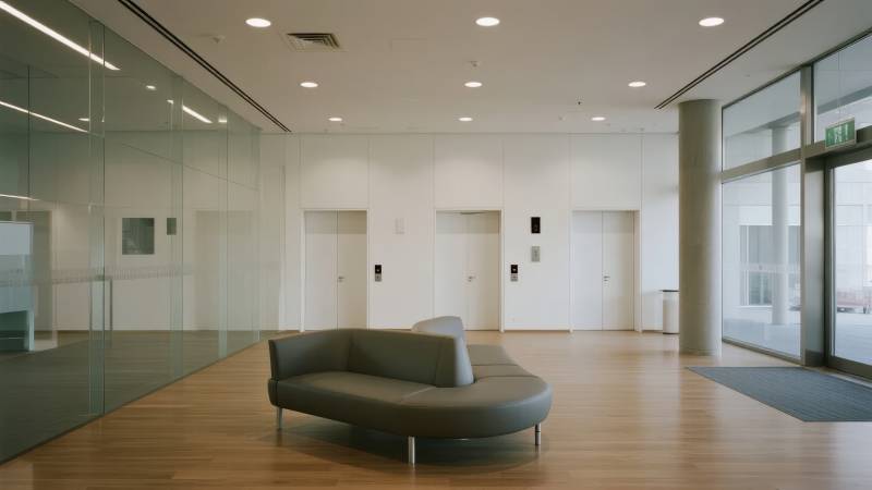 现代简约大厅一角图片